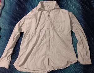 Damen Aeropostale Bleach Chambray Langarm Hemd mit Knopfleiste Größe S  - Bild 1 von 11