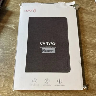 Canvas Shockproof Imported Vintage Leather Case Cover For iPad 10.2 Pro 10.5 New - Image 1 of 2