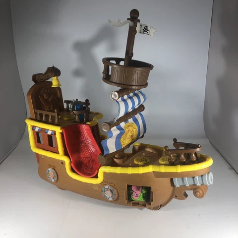 Fisher Price Disney Mattel Jake Never Land Pirates Musical Pirate Ship Bucky Cover