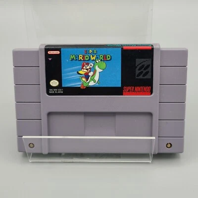 Super Mario World (SNES, 1991) Cartridge Only  - Image 1 of 2