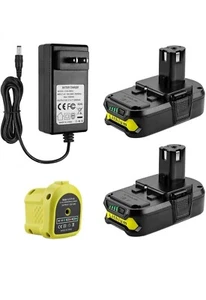 2Pack 3.5Ah 18V Ryobi Lithium Replacement Battery for Ryobi 18V Lithium Battery  - Picture 1 of 11