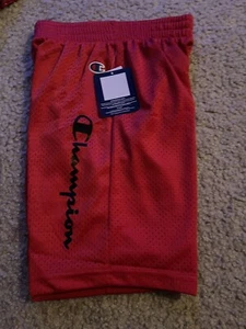 new boys red champion shorts-size 7 - Picture 1 of 3