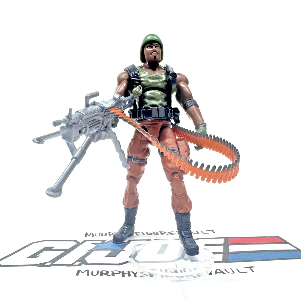 GI Joe Roadblock v16 2007 Hasbro G.I. Figura de acción Joe 3,75 Foto 1 de 4