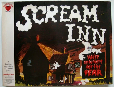 SCREAM INN 3-D Board Game Strawberry Fayre 1976 Ghosts HAUNTED HOTEL Spooky Pub - Image 1 of 4