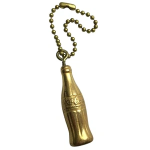 Llavero botella Coca Cola de latón vintage llavero novedad recuerdos coleccionables - Imagen 1 de 3