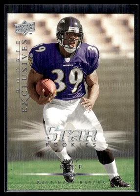 2008 Upper Deck Rookie Exclusives Ray Rice Baltimore Ravens #RE42 - Image 1 of 2