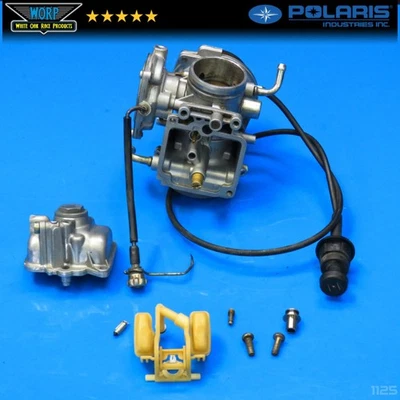 2004 POLARIS SCRAMBLER 500 CARBURETOR CARB ~ OEM MIKUNI 97-09 - Image 1 of 4