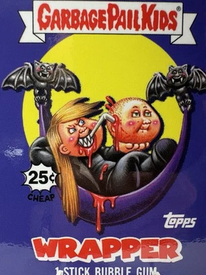 2025 Topps Garbage Pail Kids- Oh the Horrible- Horror-ible -Wave 3- Wrapper #14 - Image 1 of 4