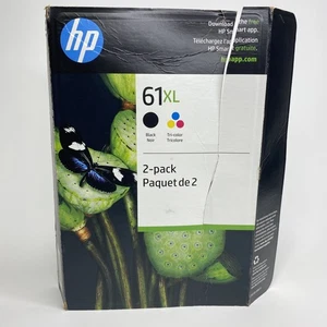 Wkład atramentowy HP 61XL 2-pak do drukarek DeskJet Envy OfficeJet oryginalny nowy Sea - Zdjęcie 1 z 8
