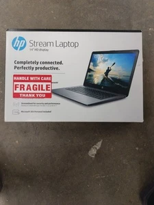 HP Stream Laptop 14 inch (64GB, Intel Celeron N4000, 1.10Ghz, 16GB) - Picture 1 of 5