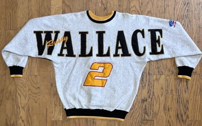 VTG 90s Rusty Wallace Nascar Racing Crewneck Sweatshirt Men’s Medium - Image 1 of 4