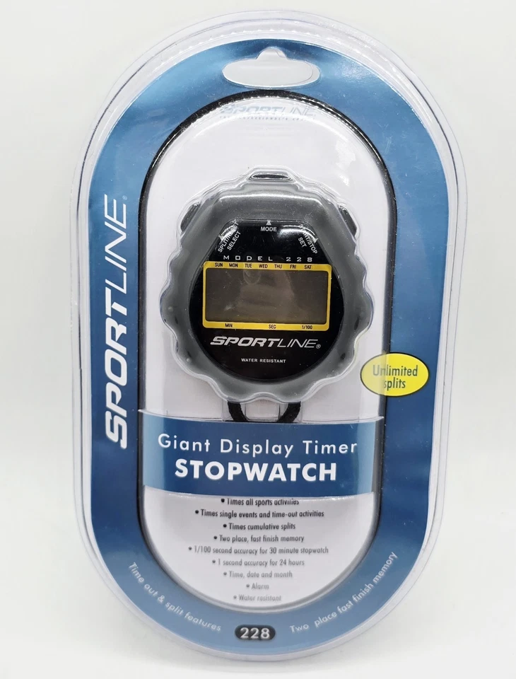 Sportline WV2787BK 228 Giant Sport Timer Stopwatch