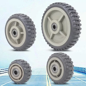 Schwerlast Industrie Rad PVC Silent Rolle 4/5/6/8 Zoll Trolley Einzelrollen - Bild 1 von 7