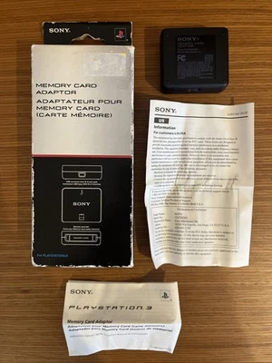 SONY PLAYSTATION 3 MEMORY CARD ADAPTER PS3 BRAND NEW OFFICIAL GENUINE - Image 1 of 4