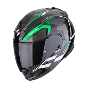 CASCO INTEGRALE MOTO SCORPION EXO 491 KRIPTA NERO VERDE BIANCO LUCIDO - Imagen 1 de 5