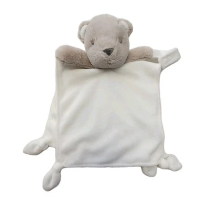 Carter’s Bear Lovey Porta Chupetes Bebé Seguridad Manta Sonajero Gris Foto 1 de 4