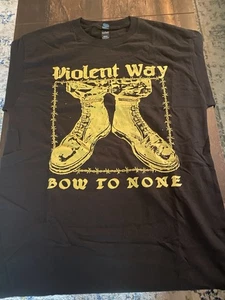 Official Violent Way Shaved for Battle East Coast OI T-Shirt - Picture 1 of 1