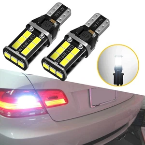 Bombilla de reversa LED de respaldo CANBUS 921 912 T15 Bombillas Lámparas 6000K Blanco 2400LM - Imagen 1 de 13