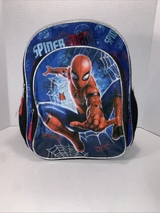 Spider-Man Far From Home small children's backpack, blue, red & black, NWOT - Picture 1 of 9