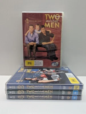 Two and a Half Men, Seasons 1-4 1 2 3 4 Comedy DVD Set New Sealed - Image 1 of 4