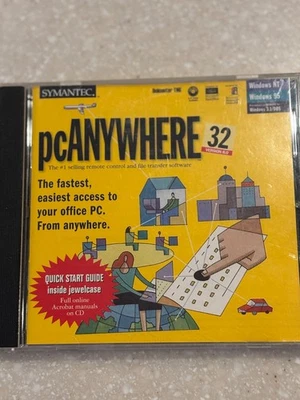 Vintage Symantec pcANYWHERE 32 Version 8.0  - Image 1 of 3
