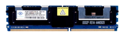 RAM Nanya NT2GT72U8PD1BN-3C 2GB DDR2-667MHz ECC Fb CL5 - Immagine 1 di 2