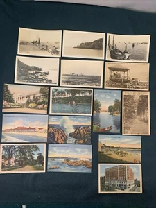 Lot of 16 Vintage Unused Maine Postcards - Picture 1 of 15