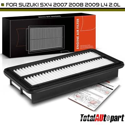 Filtro de aire del motor para Suzuki SX4 2007 2008 2009 L4 2,0 L panel rígido frontal Foto 1 de 4
