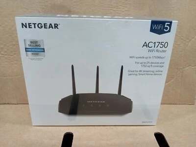 Netgear Smart Wireless WiFi Router 802.11 AC Dual Band Gigabit R6350 AC1750 - Image 1 of 4