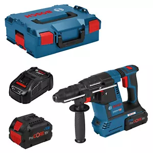 Taladro percutor a batería Bosch GBH 18V-26F 1xProCORE18V 8Ah y 1x6Ah batería + cargador + estuche - Imagen 1 de 12