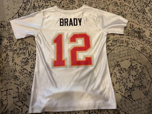 Tampa Bay Buccaneers Jersey Tom Brady #12 Girls Size Medium - Picture 1 of 3