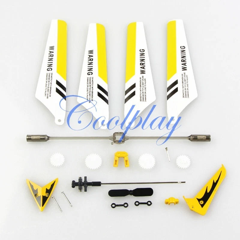A Lot of 10 (Ten) Replacement Parts Sets for Syma S107G YELLOW COLOR - Image 1 of 1