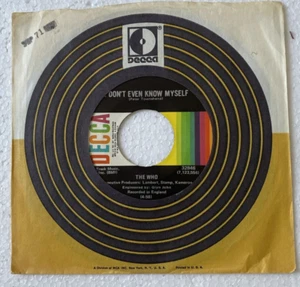 The Who  Won't Get Fooled Again 1971 7"  Record Vinyl 45 Single, Glo Decca 32846 - Picture 1 of 8