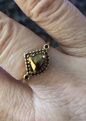 Anillo Triángulo Bronce Joyas Fragantes Talla 8 Foto 1 de 3