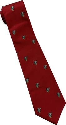 Corbata de trabajo Surrey Executive temporada navideña L56”x3,50” pequeña roja de Santa Foto 1 de 4