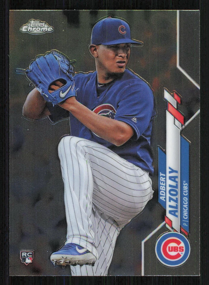 2020 Topps Chrome #110 Adbert Alzolay RC - Image 1 of 2