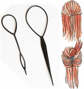 2x Magic Hair Styling Pony Tail Maker - Picture 1 of 3