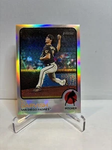 Topps Heritage SP Yu Darvish 2022 refractor cromado #/673 San Diego Padres #442 - Imagen 1 de 2