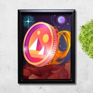 “Tech Storm” Limited Edition MANA Coin Poster Art - Signed Numbered 18x24 - Picture 1 of 1