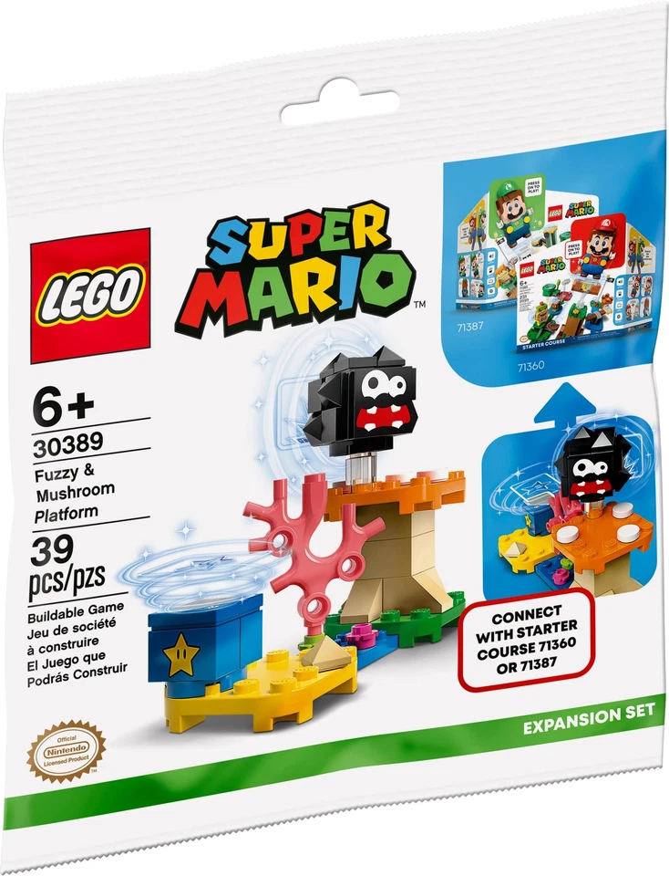 Lego Super Mario Fuzzy & Mushroom Platform (30389) Brand New - Image 1 of 1