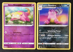Cartas Pokemon Galarian Slowpoke 054 Slowbro 092/163 Holograma Inverso Estilos de Batalla - Imagen 1 de 1