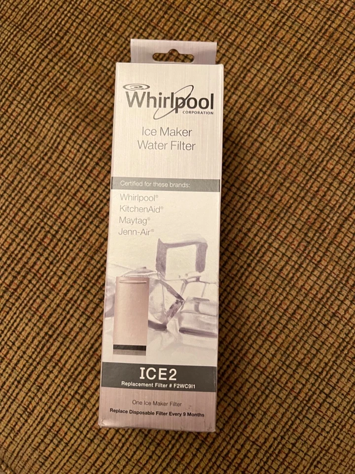 One GENUINE OEM WHIRLPOOL KITCHENAID MAYTAG ICE MAKER WATER FILTER ICE2 F2WC911 - Image 1 of 1