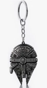Star Wars Millennium Falke Metall 3D Schlüsselanhänger hohe Details Druckguss Replik NEU - Bild 1 von 20