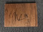 Nassir Little North Carolina Tarheels signé 3,5 x 5 carreaux de plancher en bois autographe