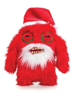 New Fuggler Funny Ugly Monster Christmas Festive Fuggs Santa 9" Plush Red In Box - Picture 1 of 2