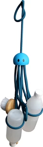 Original Formverket Octopus Shower Caddy aka Squid Shower Caddy - Blue - Picture 1 of 6