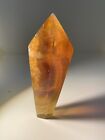 High Quality Crystal Yellow Fluorite Wand Polished And Carved Tower (B)