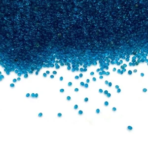 Blue Sea Translucent- Microbeads (No Holes) 1.0mm - 1.2mm Caviar Beads - Picture 1 of 3