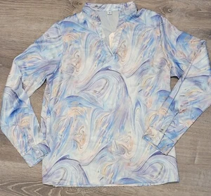 Unbranded Womens Shirt Medium Multicolor Pullover Longsleeve Casual - Picture 1 of 11