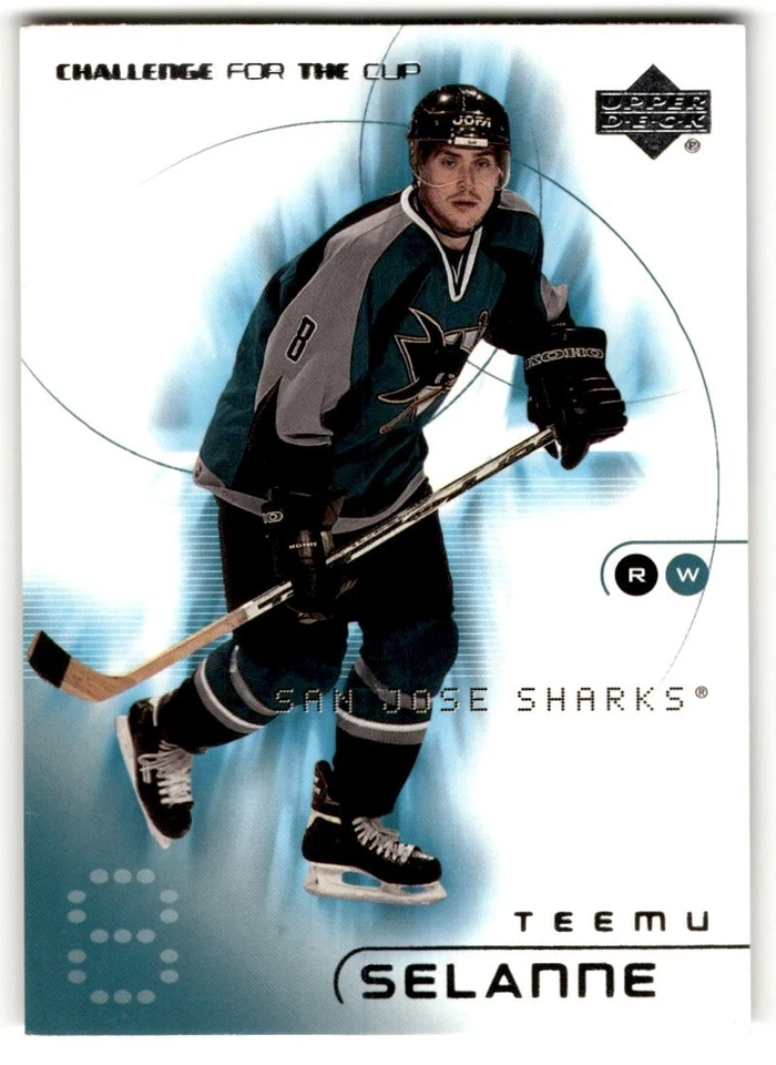 2001-02 Upper Deck Challenge for the Cup Teemu Selanne #73 San Jose Sharks - Image 1 of 2